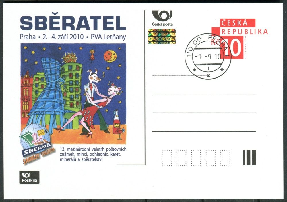 Česká pošta (2010) CDV 101 O - P 174 - Sběratel - razítko