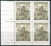 (1941) č. 61 ** - B.u.M. - 4-bl - úzký o. - Krajiny, hrady, města - Pernštejn - d.z. + | PD - úzký okraj