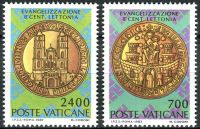 (1987) MiNr. 911 - 912 ** - Vatikán - 800. výročí křesťanské činnosti v Lotyšsku