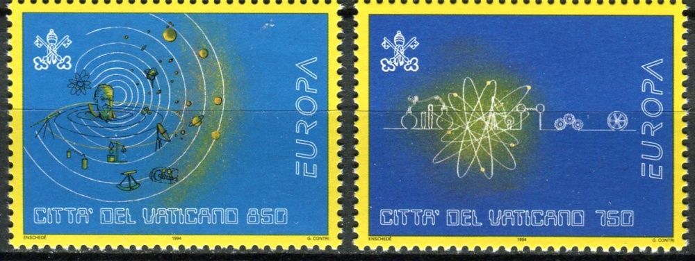 (1994) MiNr. 1122 - 1123 ** - Vatikán - Europa: objevy a vynálezy