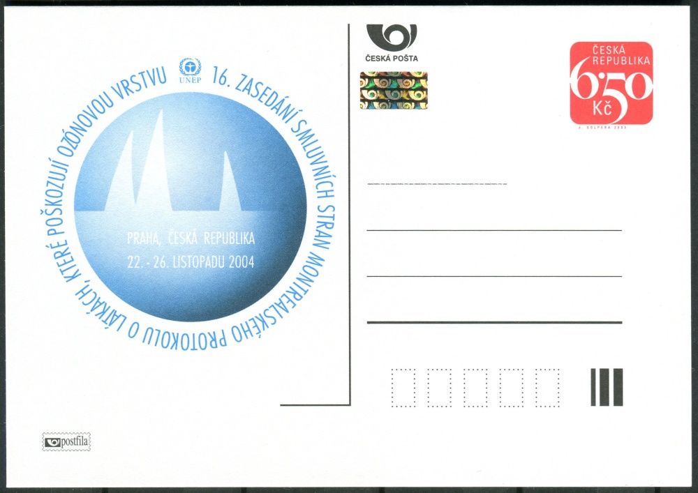 Česká pošta (2004) CDV 87 ** - P 106 - Ochrana ozónové vrstvy