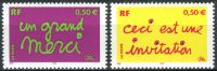 (2004) MiNr. 3780 - 3781 ** - Francie - Gratulační známka