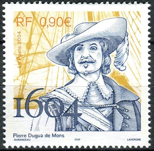 Post France (2004) MiNr. 3822 ** - Francie - 400. výročí francouzského osídlení Severní Ameriky