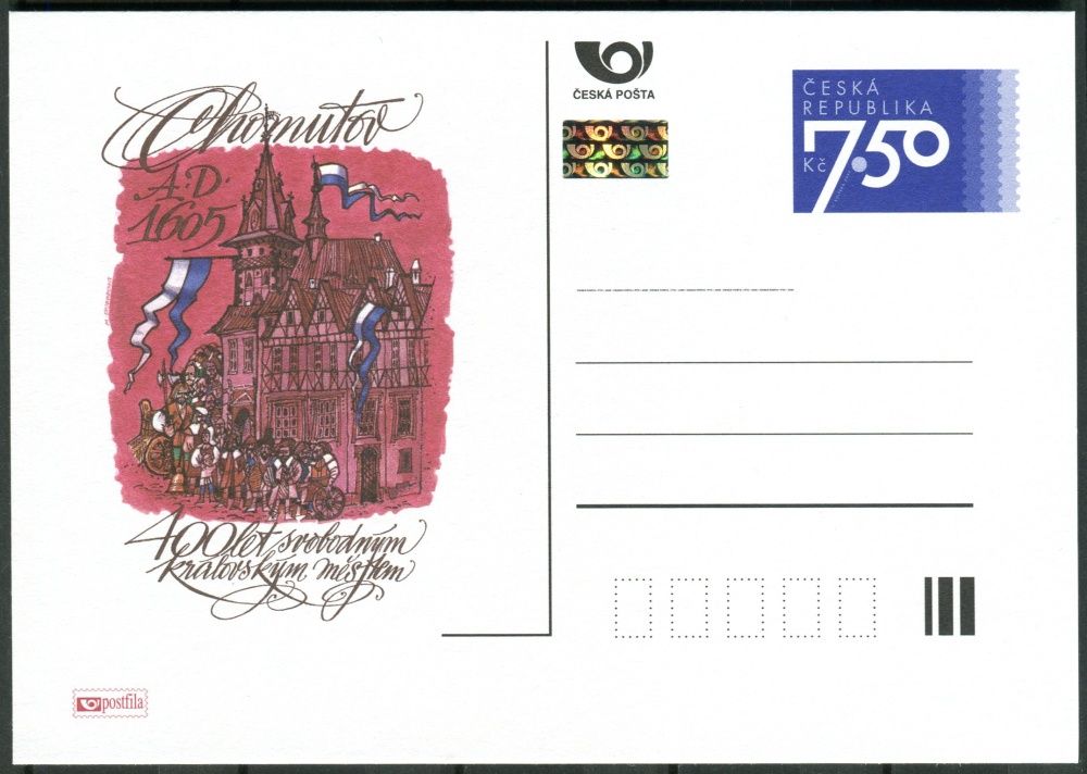 Česká pošta (2005) CDV 96 ** - P 115 - Chomutov