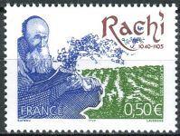 (2005) MiNr. 3897 ** - Francie - 900. výročí smrti Rachi