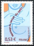 (2005) MiNr. 3994 ** - Francie - prevence rakoviny prsu