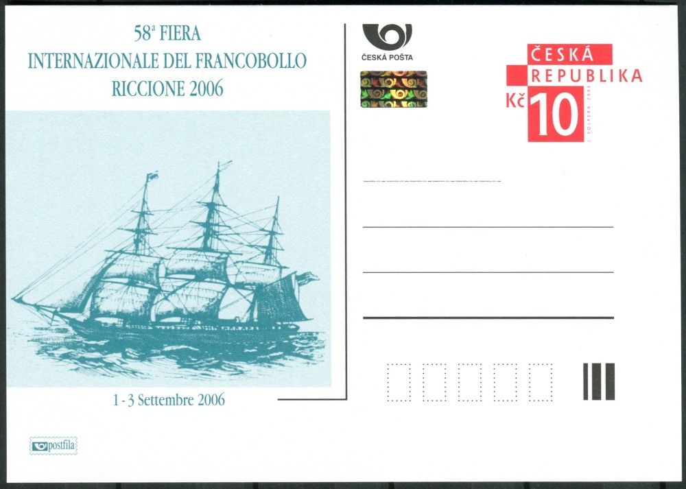 Česká pošta (2006) CDV 101 ** - P 129 - Riccione