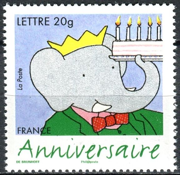 (2006) MiNr. 4102 ** - Francie - Gratulační známka: narozeniny