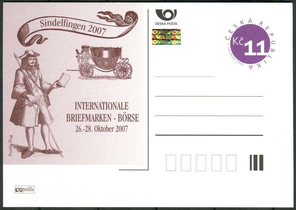 Česká pošta (2007) CDV 108 ** - P 148 - Sindelfingen