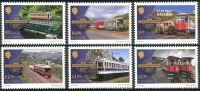 (2018) MiNr. 2398 - 2403 ** - Isle of Man - 125 let elektrická tramvaj na ostrově Man (I); Europa: mosty