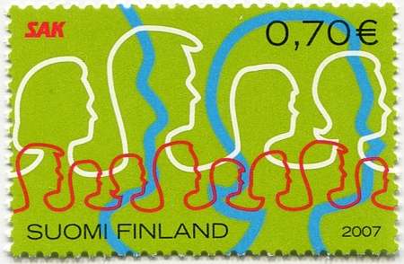 (2007) č. 1839 ** - Finsko - 100 let Ústřední organizace finských odborů