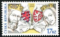 (2010) č. 636 ** - Česká republika - Nástup Lucemburků na český trůn 
