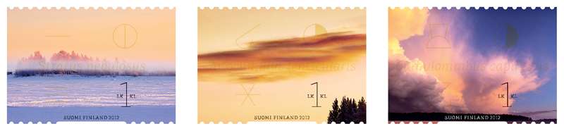 Posti Finland (2012) MiNr. 2184 - 2186 ** - Finsko - mraky