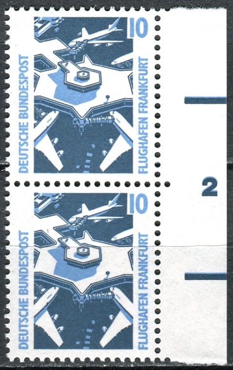 (1988) MiNr. 1347 ** - Německo - 2-bl - d.z. - Památky (II)