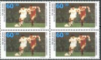 (1988) MiNr. 1353 ** - Německo - 4-bl - Mistrovství Evropy ve fotbale, Spolková republika Německo