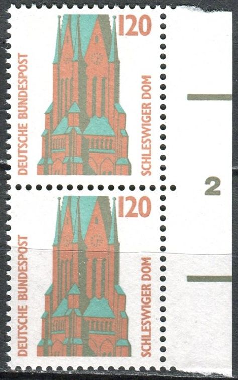 (1988) MiNr. 1375 ** - Německo - 2-bl - d.z. - Památky (III)