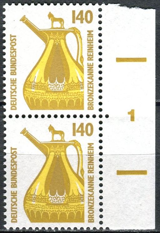 (1989) MiNr. 1401 A ** - Německo - 2-bl - d.z. - Památky (V) 