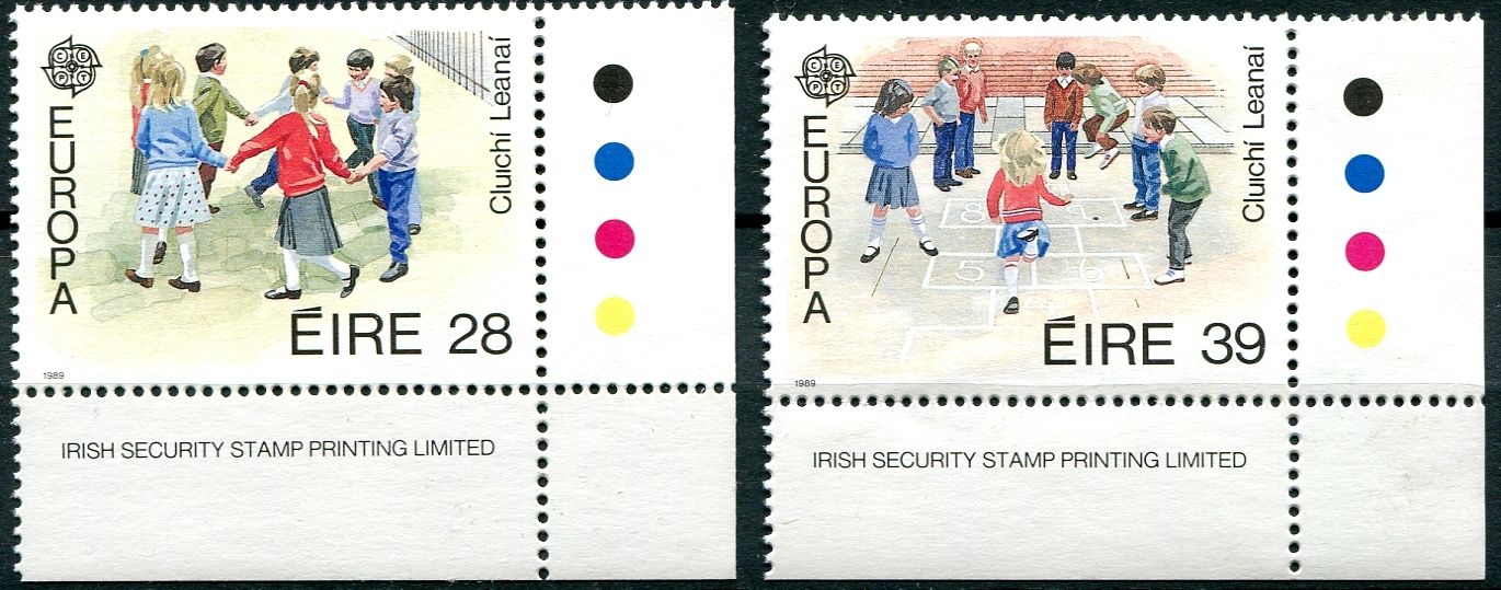 (1989) MiNr. 679 - 680 ** - Irsko - Europa - rohové známky