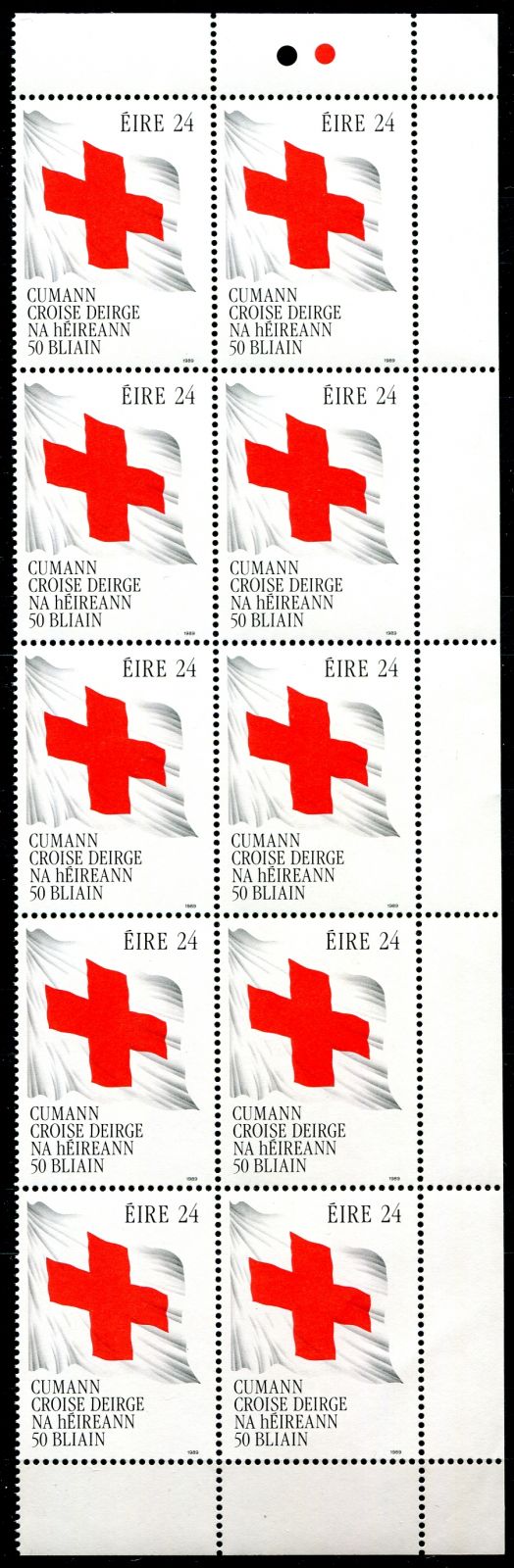 (1989) MiNr. 682 ** - 10-er - Irland - Irisches Rotes Kreuz