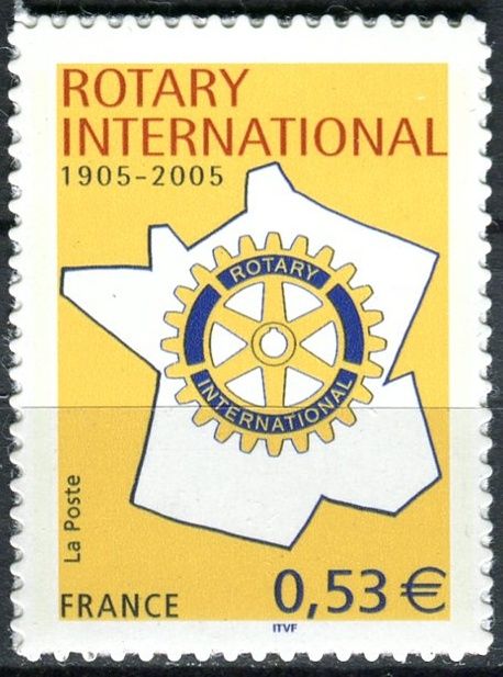 (2006) MiNr. 4131 ** - Francie - 100 let Rotary International (2005)