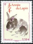 (2011) MiNr. 5026 ** - Francie - Čínský Nový rok: Rok králíka