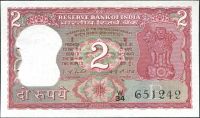 Indie bankovka P 79 - 2 rupie 1977