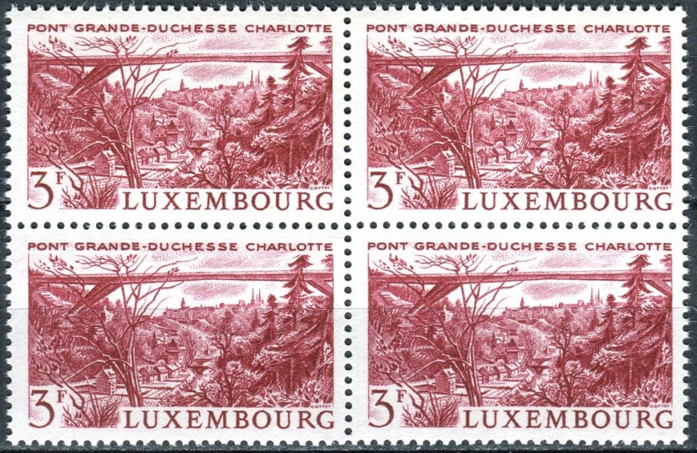 (1966) MiNr. 737 ** - Lucembursko - 4-bl - krajiny