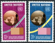 (1976) MiNr. 295 - 296 ** - OSN New York - Konference OSN o obchodu a rozvoji (UNCTAD)