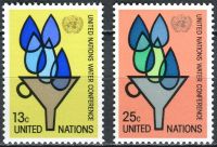 (1977) MiNr. 305 - 306 ** - OSN New York - Konference OSN o vodě, Mar del Plata