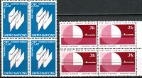 (1977) MiNr. 309 - 310 ** - OSN New York - 4-bl - Letecké známky