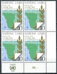 (1979) MiNr. 85 ** - OSN Ženeva - 4-bl - Pro svobodnou a nezávislou Namibii