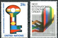 (1980) MiNr. 340 - 341 ** - OSN New York - Nový mezinárodní ekonomický řád
