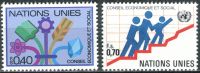 (1980) MiNr. 94 - 95 ** - OSN Ženeva - Hospodářská a sociální rada Organizace spojených národů (ECOSOC)