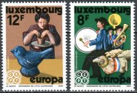 (1981) MiNr. 1031 - 1032 - ** - Lucembursko - Europa: folklór