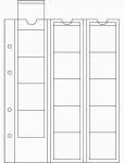 OPTIMA listy - M 15 - 15 polí na mince do ø 42 mm 
