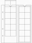 OPTIMA listy 34 - 24 polí na mince do ø 34 mm 