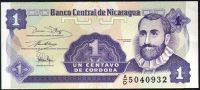 Nikaragua (P167) - 1 centavo (1991) - UNC