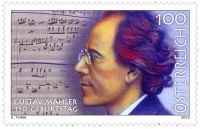 (2010) č. 2868 ** - Rakousko - 150. let od narození Gustava Mahlera
