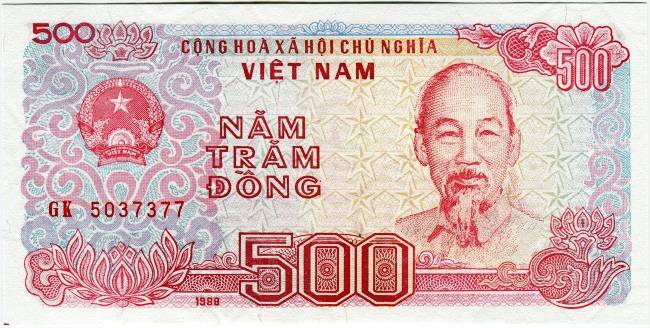 Vietnam - (P101) - 500 Dông (1988) - UNC LH série