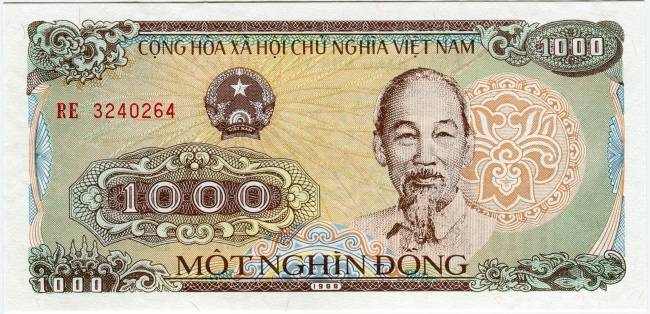 Vietnam - (P106) - 1000 Dông (1988) - UNC SQ série