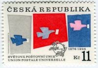 (1994) č. 48 ** - Česká repubika - 120. let Světové poštovní unie