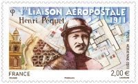 (2011) č. 5043 ** - Francie - první letecká pošta