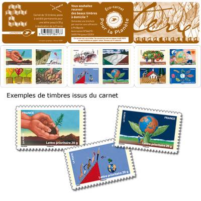 (2011) MiNr. 5059 - 5070 ** ZS - Francie - Den poštovní známky (II.): Ochrana země.
