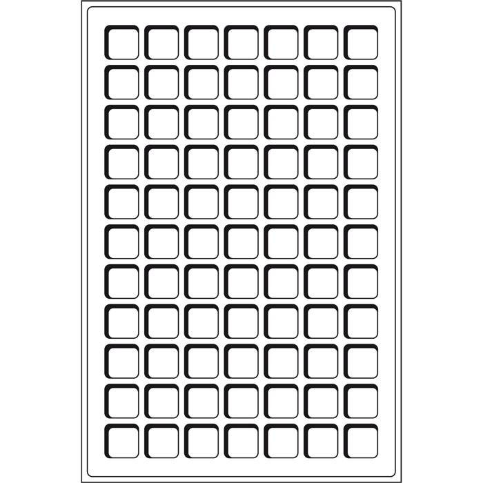 Mincovní plato L systém - 77 políček, bal. 2 ks (22x22 mm)