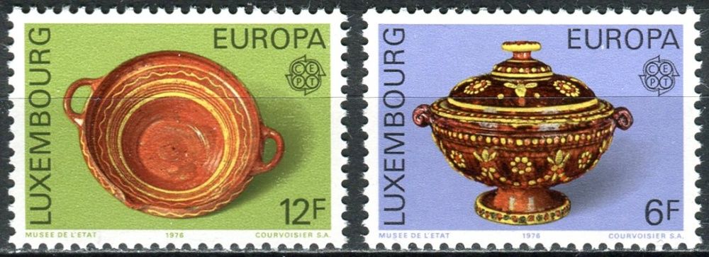 (1976) MiNr. 928 - 929 ** - Lucembursko - Europa: Umění a řemesla