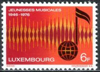 (1976) MiNr. 932 ** - Lucembursko - 30 let hudební mládeže