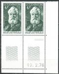 (1976) MiNr. 935 ** - Lucembursko - 2-bl + KD - 100 let telefon - Alexander Graham Bell