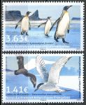 (2017) MiNr. 968 - 969 ** - Francouzská Antarktida - Nativní ptáci