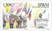 (2018) MiNr. 1306 ** - Saint Pierre a Miquelon - 100. výročí konce první světové války