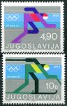 (1980) MiNr. 1821 - 1822 ** - Jugoslávie - ZOH Lake Placid